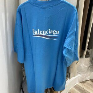 Balenciaga blue classic short sleeve